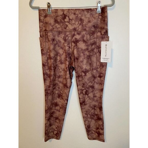Athleta Salutation Stash Pocket II 7/8 Tight Riptide Palermo Size L MSRP $98 - Picture 1 of 6